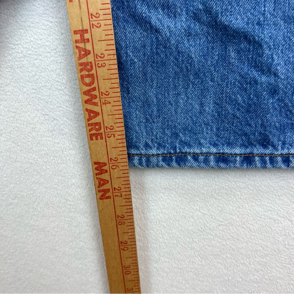 FRAME Le Jane Crop Double Waistband Straight-Leg Jeans Size 27 Rigid Denim - Picture 5 of 11
